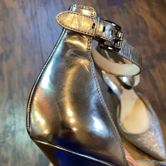 Michael Kors Silver Sparkly Heels - Picture 13 of 14
